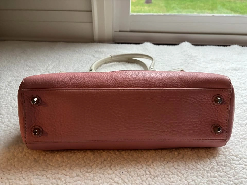 Vintage Coach (2005) Hamptons Pebbled Leather Tassel Tote Bag - photo 5