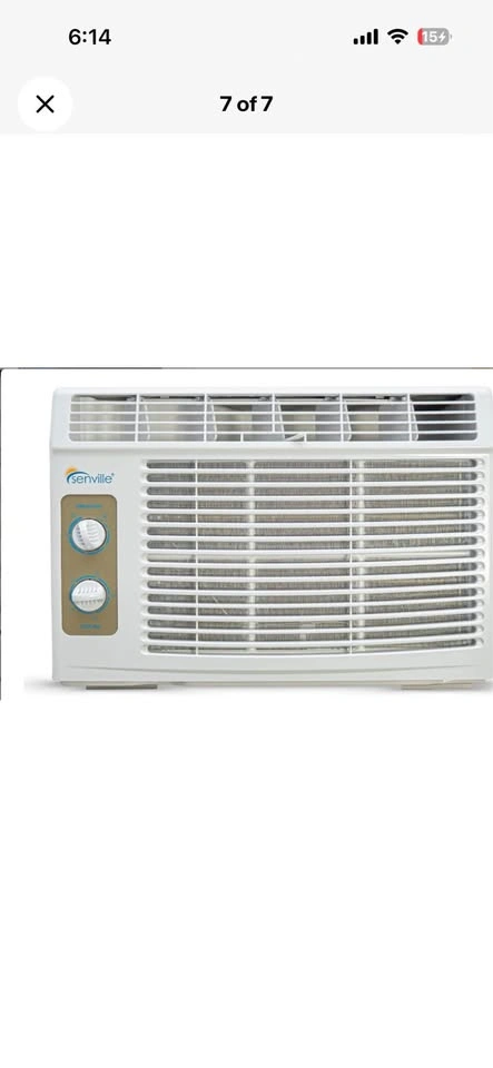 Senville 5,000 BTU Window Air Conditioner and Fan - photo 2