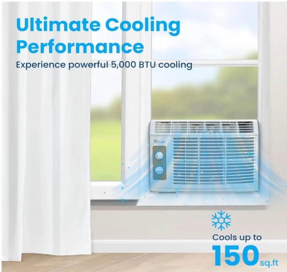 Senville 5,000 BTU Window Air Conditioner and Fan - photo 3
