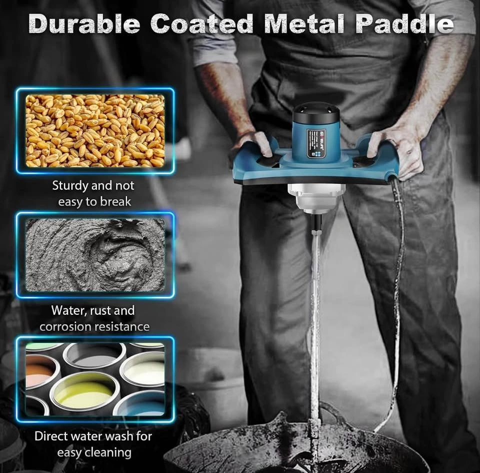 Concrete Cement Electric Mixer Machine 2400W 6 Speed - photo 5