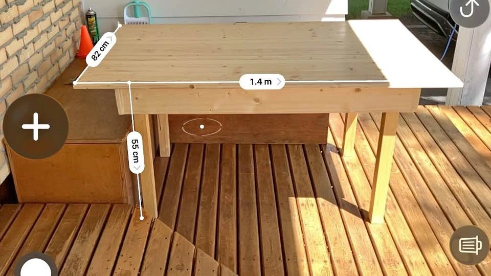 Custom solid wood desk