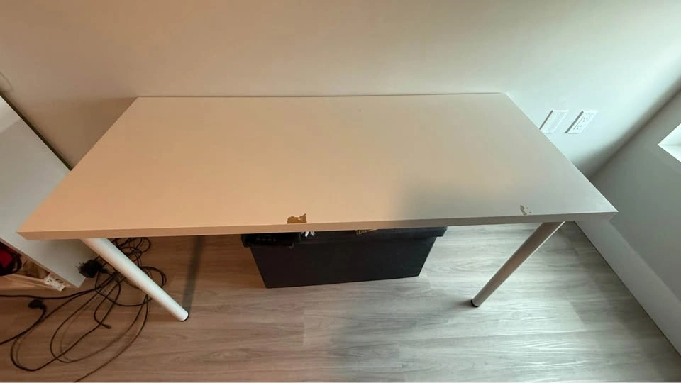 IKEA LAGKAPTEN / ADILS Desk – White (140 × 60 cm) - photo 2
