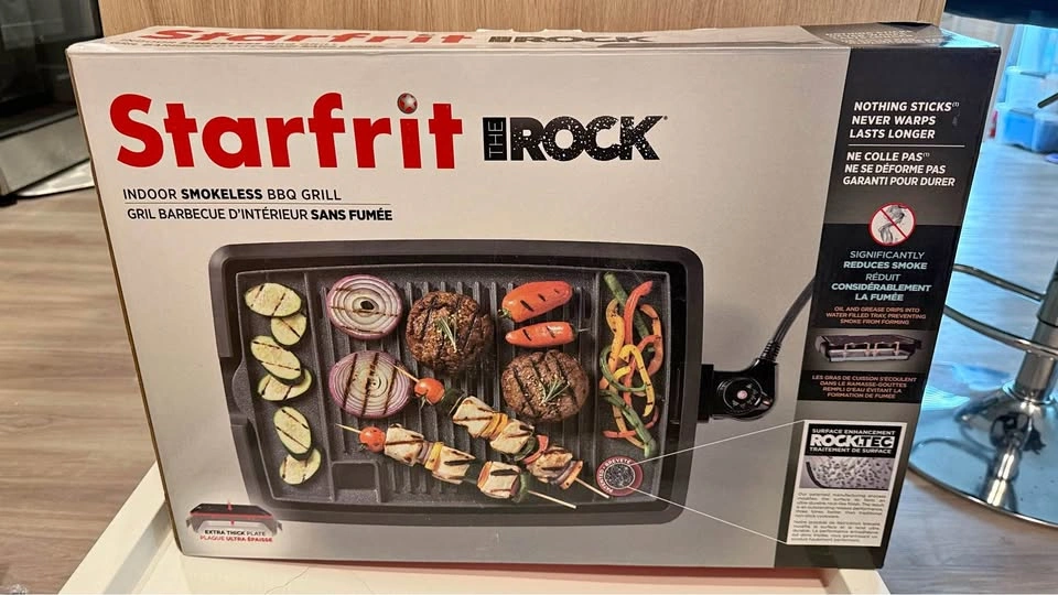 Starfrit The Rock Indoor Smokeless BBQ Grill – Excellent Conditi