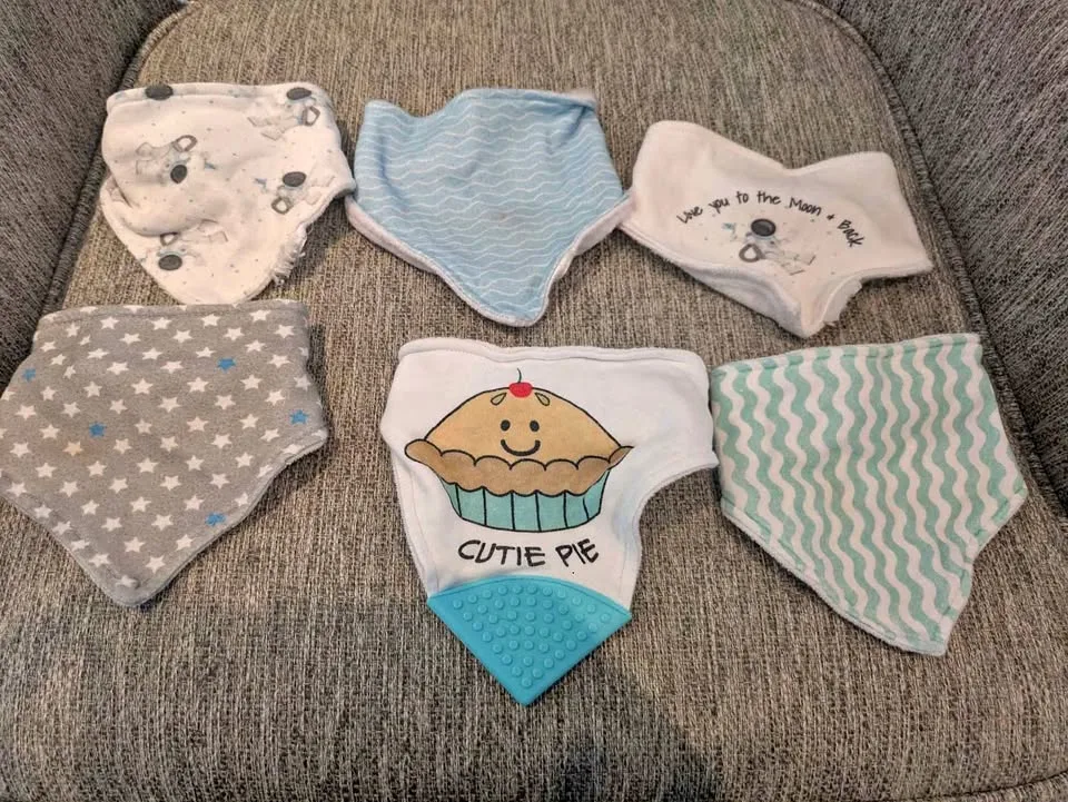 Baby bandana bibs velcro thumbnail