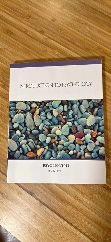 Introduction to Psychology PSYC 1000/1013 Humber ITAL
