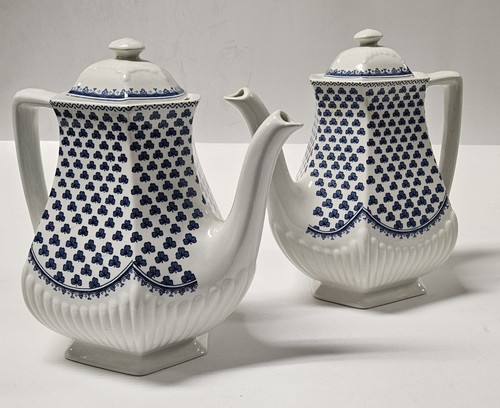 Adams "Brentwood" Ironstone 39-Piece Luncheon Set, Blue - photo 2