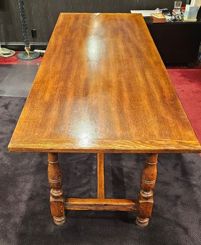 John Widdicomb Co. Wood Trestle Dining Table - photo 4