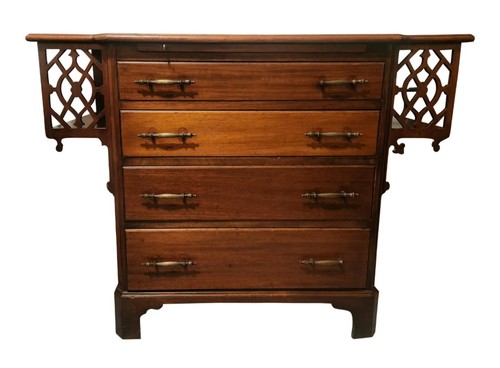 1930s Charak Furniture Co. Mahogany Four Drawer Chest