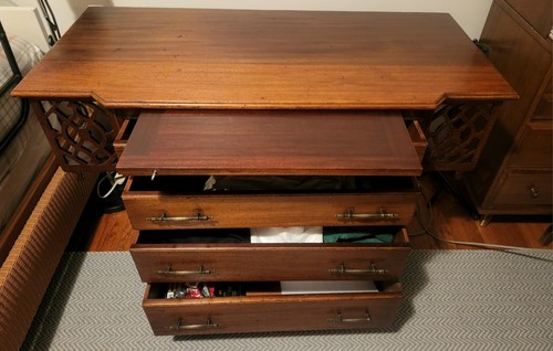 1930s Charak Furniture Co. Mahogany Four Drawer Chest - photo 3