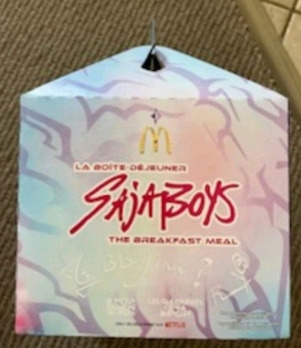 2026 McDonald's KPOP Demon Hunters Happy Meal Empty Box - photo 5