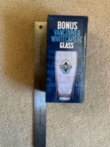 NEVER USED Vancouver Whitecaps Glass 16oz made in Chilliwack, BC - photo 2