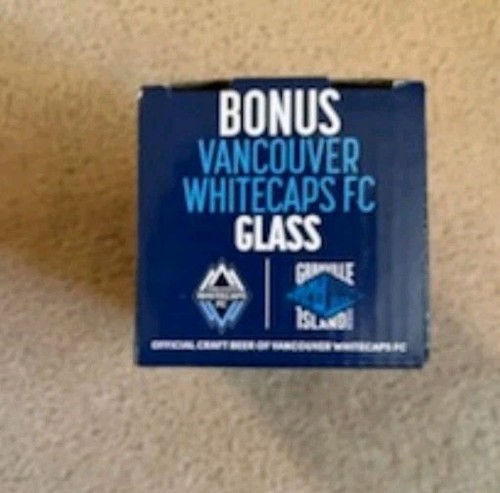 NEVER USED Vancouver Whitecaps Glass 16oz made in Chilliwack, BC - photo 3