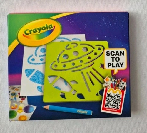 2026 McDonald's Crayola Planet Space FLYING SAUCER Toy