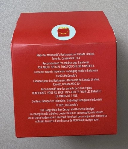 Lil McDonald’s Happy Meal Toy 2025 Mini Paper Take Out Bag - photo 3