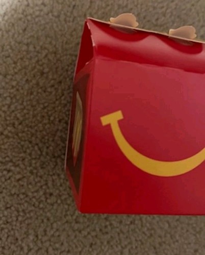 Damaged box Lil' McDonalds Happy Meal Toy 2025 Take Out Bag - photo 5