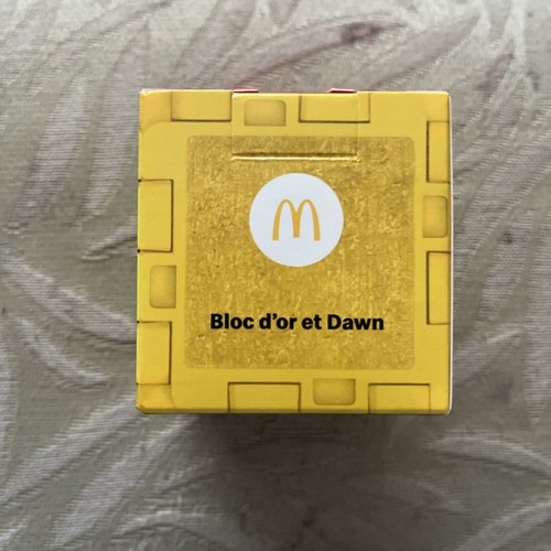 2025 McDonald’s Minecraft Gold Block & Dwan - French #3