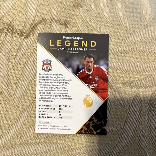 Adrenalyn XL 2024 Jamie Carragher Liverpool Trading Card - photo 2
