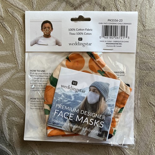 Orange Reusable Mask For Kids - photo 2