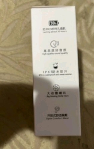 AI translation earbuds pink bluetooth open/damaged box - photo 3