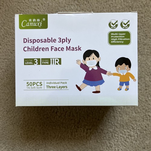 Disposable 3ply Children’s Face Mask Pack Of 50