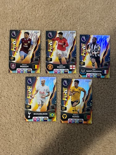 Panini Premier League FIRE FULL COLLECTION