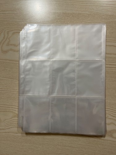 Card holder for trading cards double sided 50 sheets