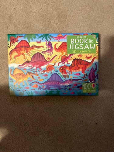 NO BOOK Usborne Jigsaw Dinosaurs by Kirsteen Robson