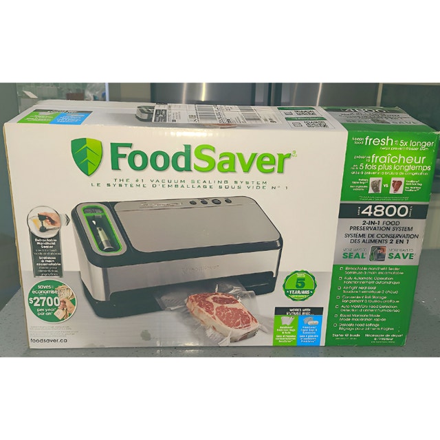 FoodSaver V4825 2-in-1 Vacuum Sealer with Handheld Sealer - BNIB - photo 4
