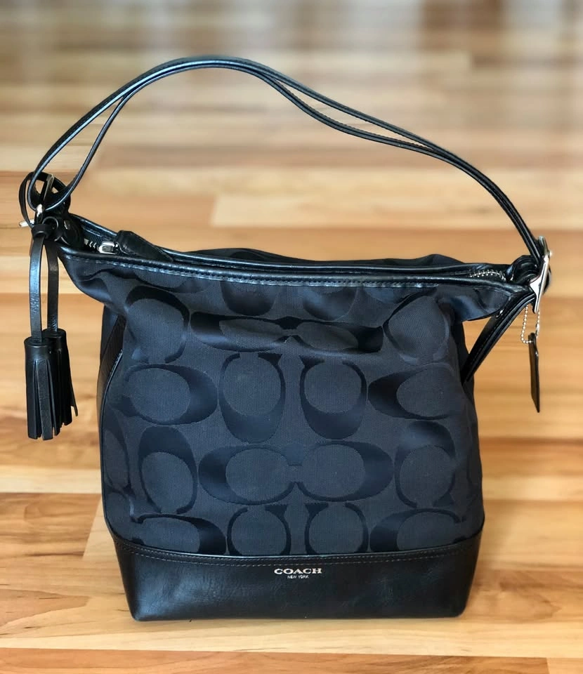 Bleecker Signature Fabric Duffle Bag (Coach)