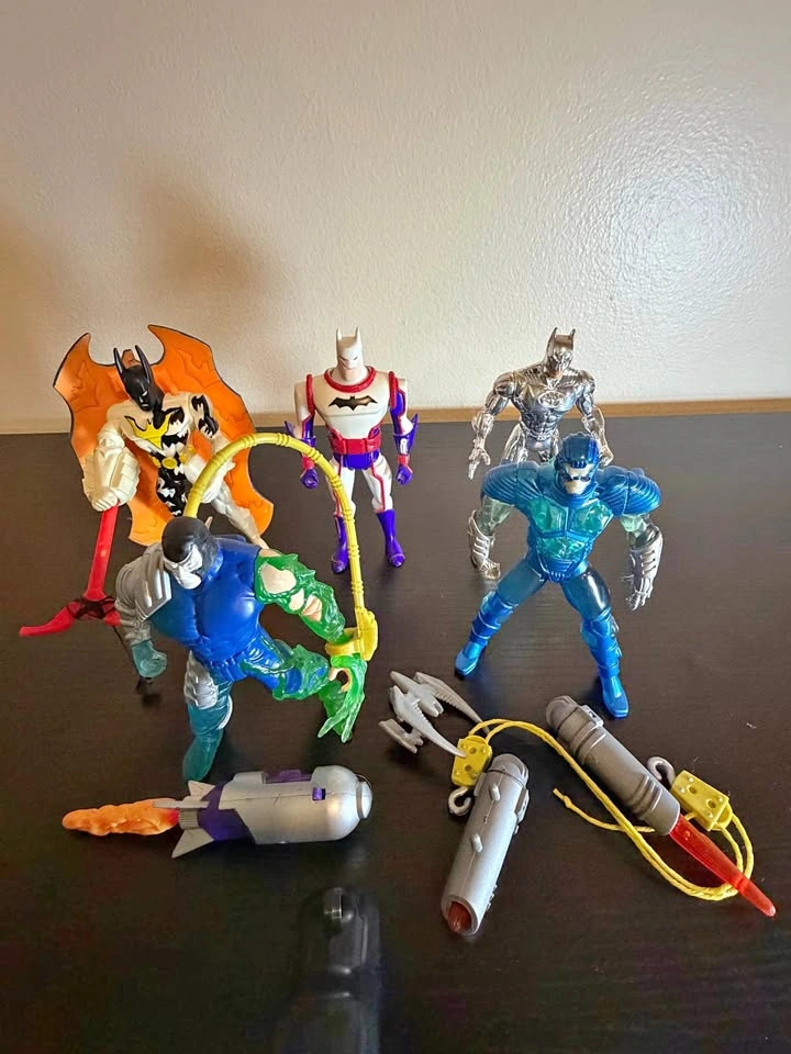 Vintage Batman Figure and Accessories Lot