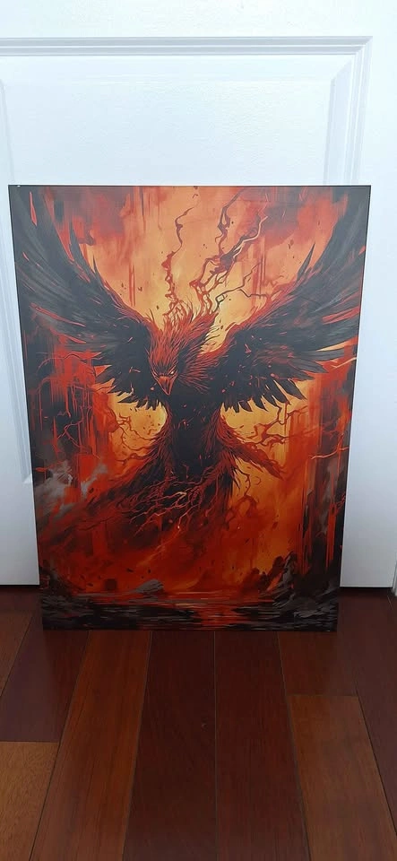 Three Metal Displate Prints - Fenris Fury, Phoenix Respawn - photo 3