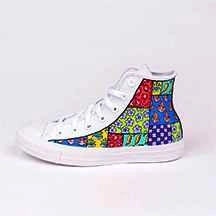 Brand New OOAK Punky Brewster Hand Painted Converse