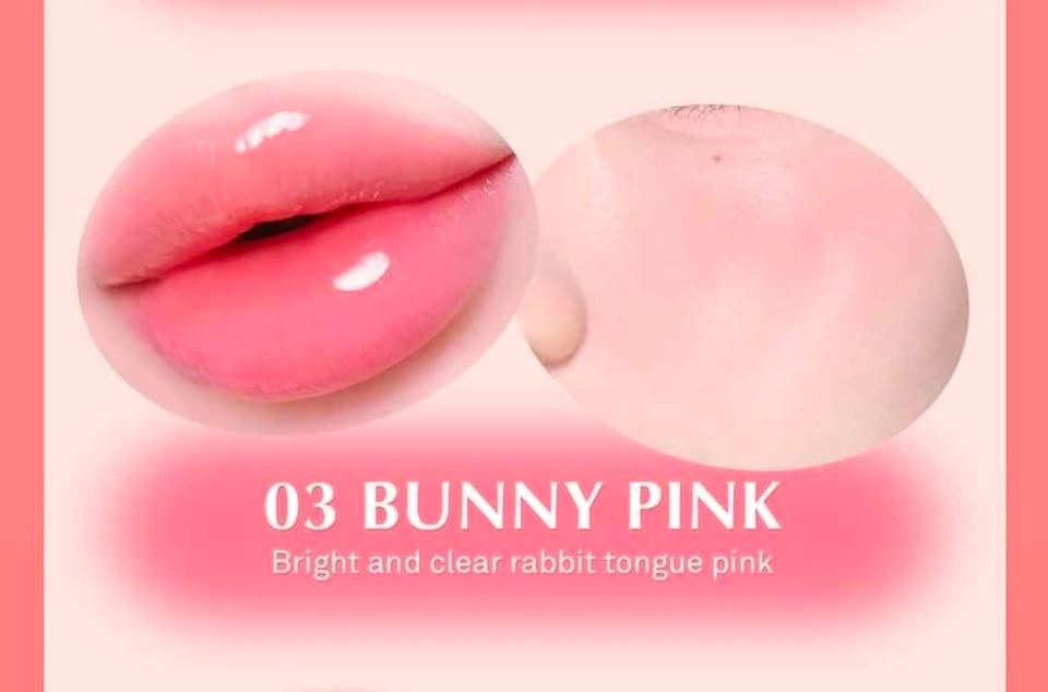 Lip Cheek Tint - hince Raw Glow Dewy Ball - 03 Bunny Pink - photo 3