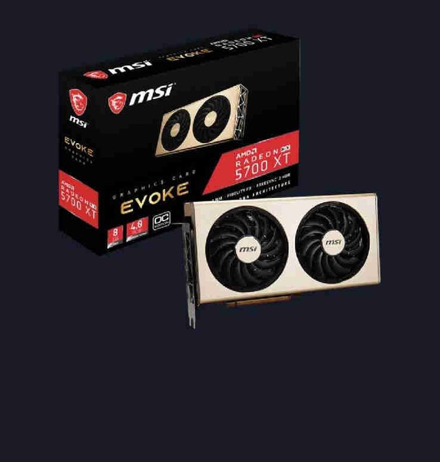 MSI Radeon RX 5700 XT Evoke OC – 8GB GDDR6 – Excellent Condition