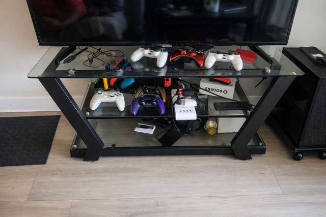 Glass TV Stand