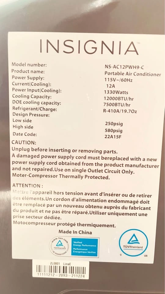 INSIGNIA Air Conditioner 12,000 BTU - photo 4