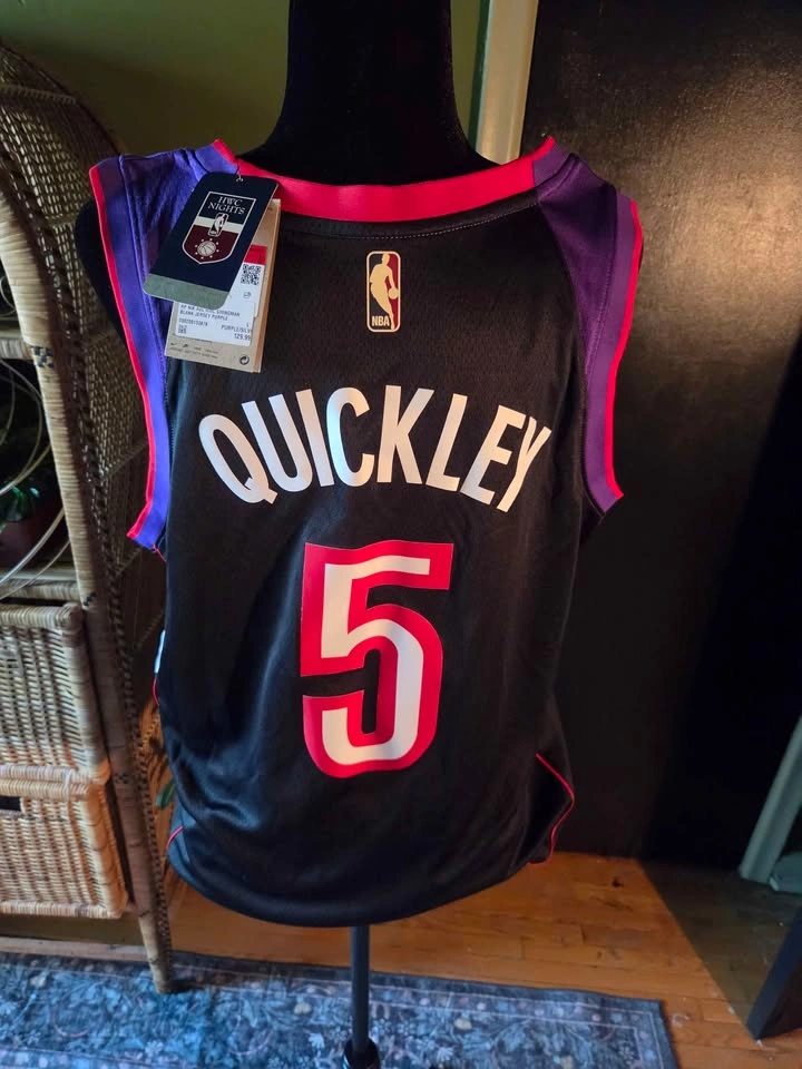 BNWT Nike Immanuel Quickley Toronto Raptors Swingman Jersey - photo 2