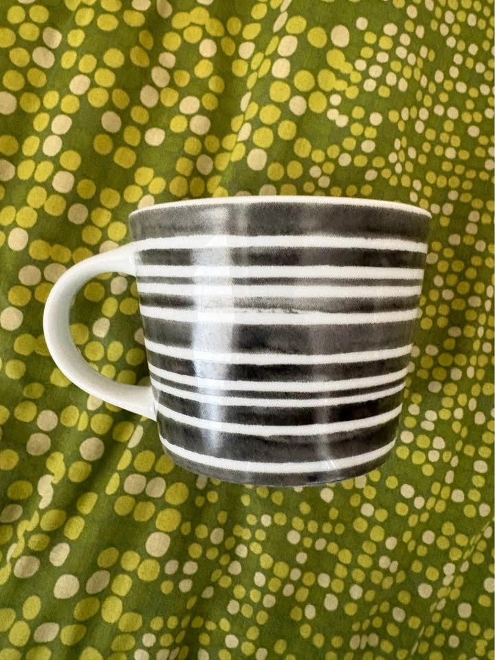 Set of 5 Modern Black & White Coffee Mugs - photo 3
