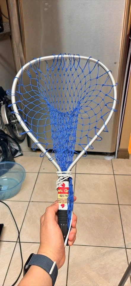 Blue Mr. Grip Fishing Net