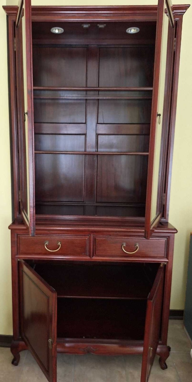 Solid Wood China Cabinet