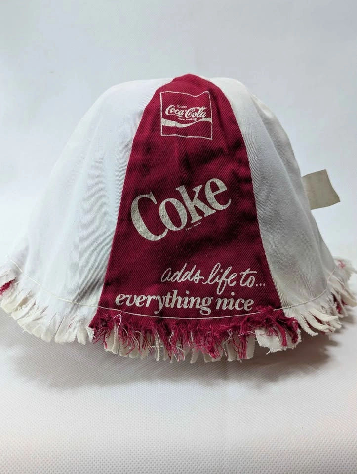 Vintage 1960s-1970s Coca Cola Reversible Bucket Hat - photo 2