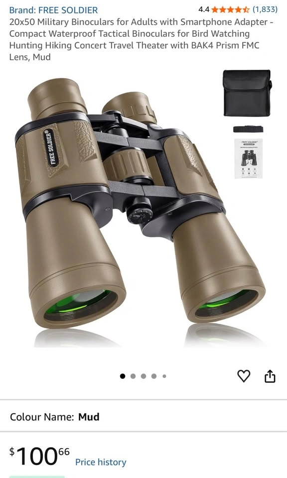 20x50 Military Binoculars - photo 5