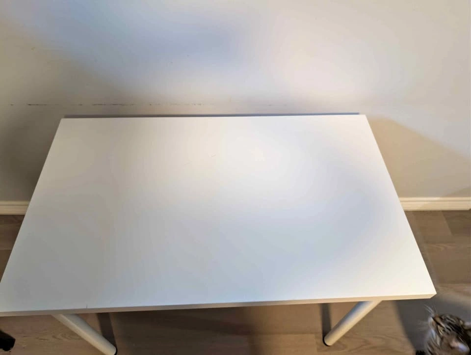 IKEA White LINNMON Desk (Legs easily remove for transport)