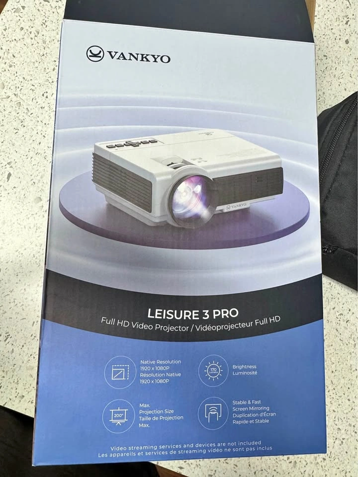 VANKYO Leisure 3 Pro Full HD Projector – brand New