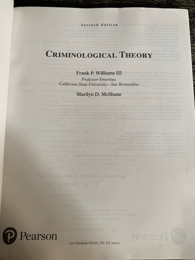 Pearson Criminological Theory 7th Edition - photo 2