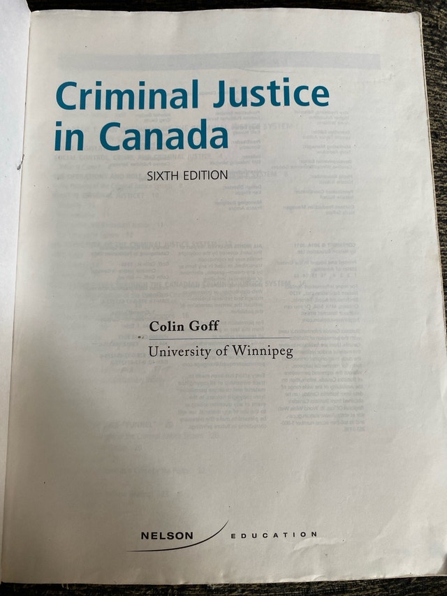 Criminal Justice in Canada Nelson - photo 2