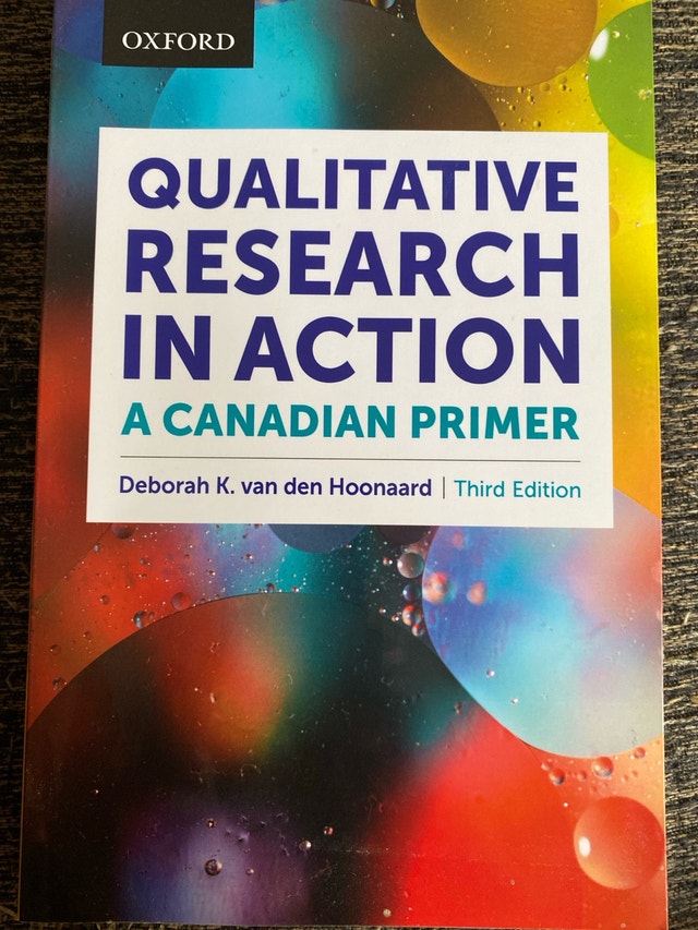 Oxford Qualitative Research In Action A Canadian Primer