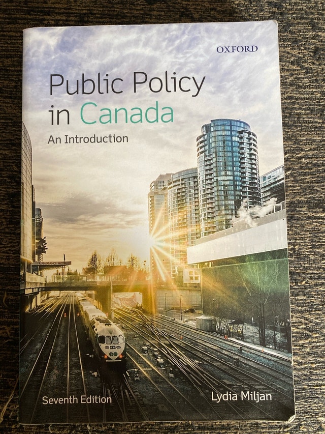 Oxford Public Policy in Canada Seventh Edition
