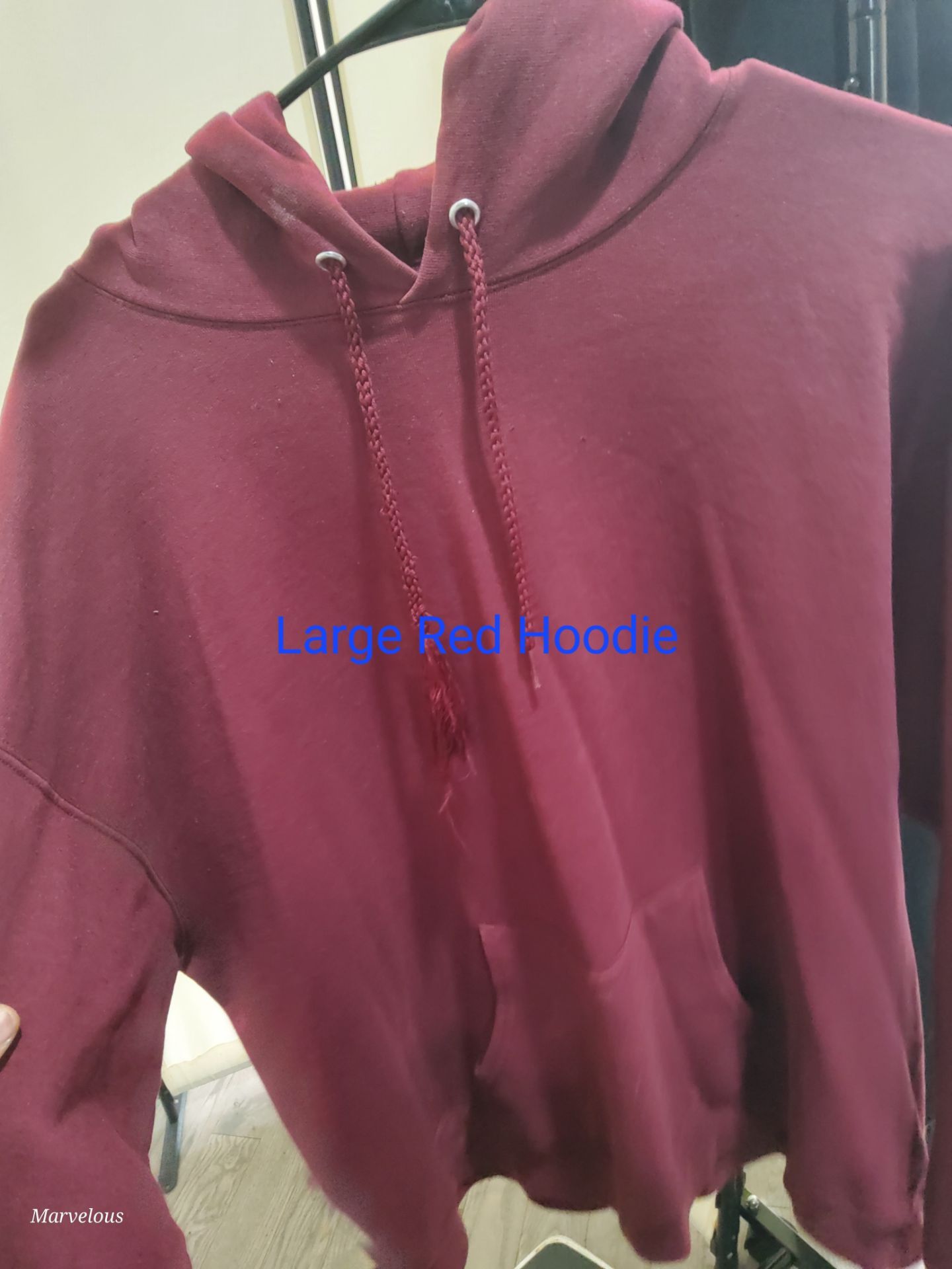 Red hoodie