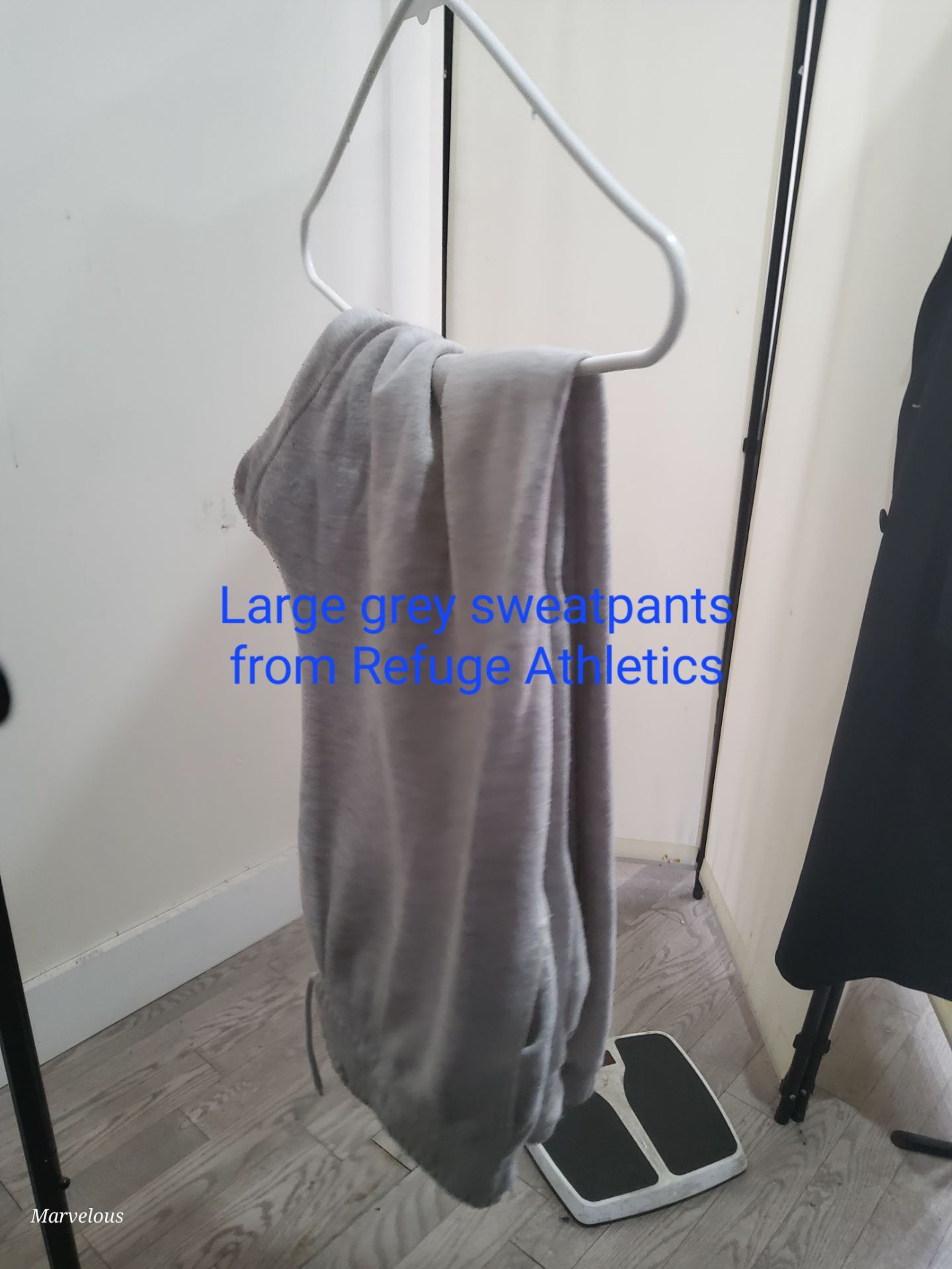 Grey sweatpants